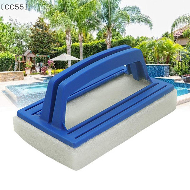 ieniaCC55 Wandreinigungsbürste für Pool und Whirlpool als Wasserlinienwäscher mit Schwammbürste aus Kunststoff - Bild 1