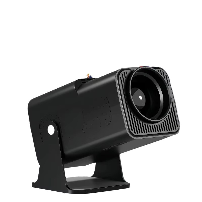 ZNLYRION HY320 Mini-Projektor in Schwarz mit 4K-Unterstützung, 200 ANSI Lumen, LCD-Display-Technologie und Android 11 Smart-Betriebssystem inklusive Smartphone-Bildschirmspiegelung - Bild 4