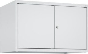 C+P Aufsatzschrank Classic PLUS mit 2 Abteilen und Zylinderschloss, Grau, B: 80 cm, H: 50 cm, T: 50 cm - Bild 1