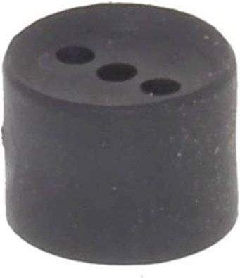 Wiska Mehrfachdichteinsatz MFD 16/03/025 schlagfest mit Zugentlastung aus Kunststoff in Schwarz RAL 9005, 25 Stück - Bild 1