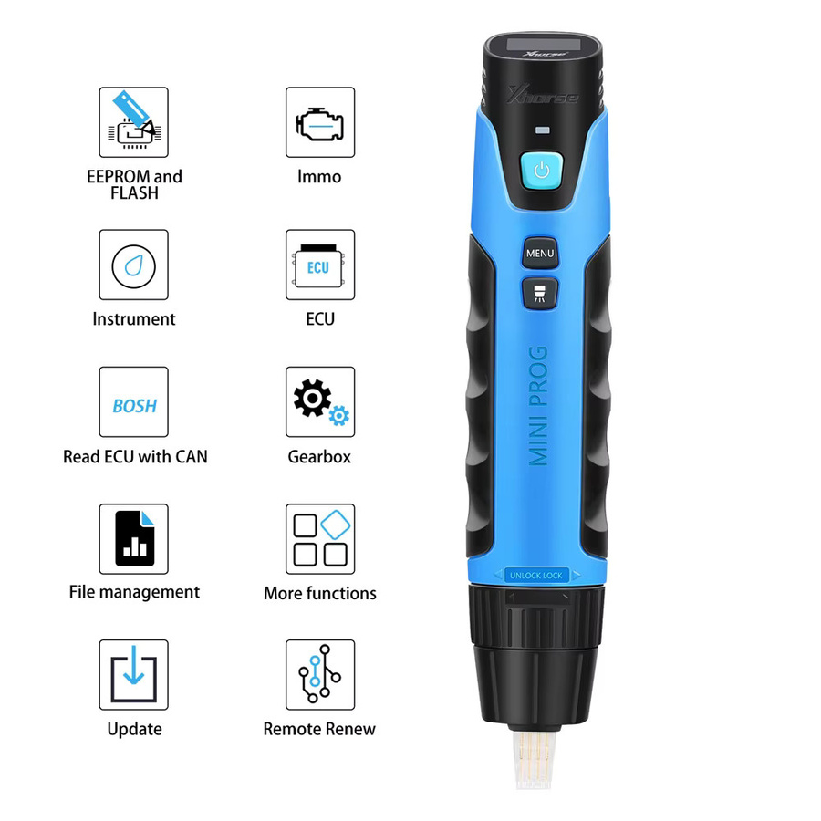 Xhorse MINI PROG Smart Chip Programming Tool in Blau für Porsche BMW Benz und Volvo zur IMMO Daten Programmierung - Bild 2