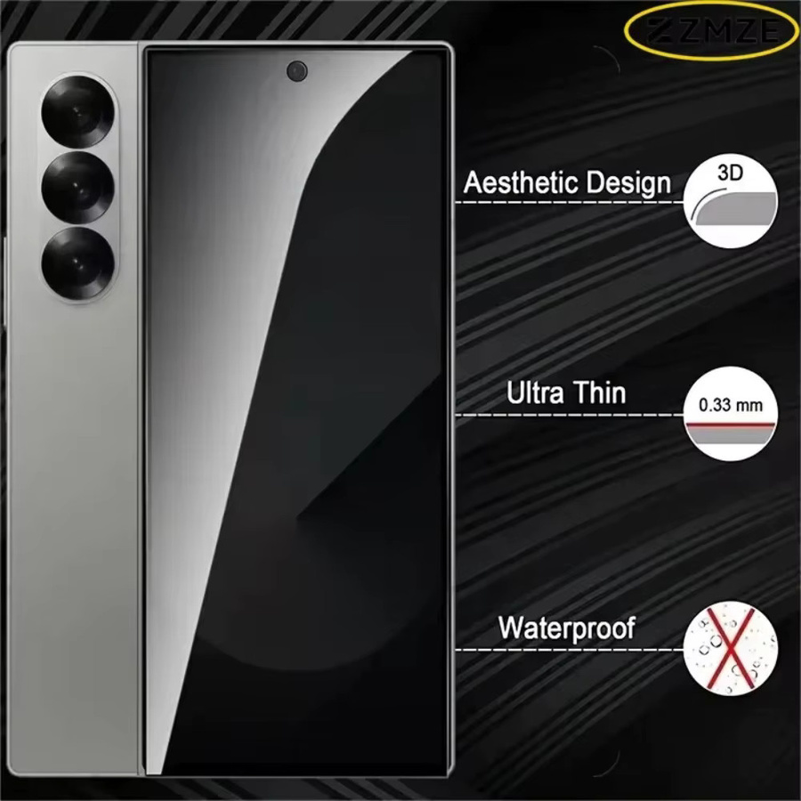 Samsung Z Fold 7 6 5 4 3 2 Sichtschutz Panzerglas Displayfolie aus gehärtetem Glas transparent - Bild 4