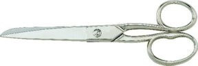 KIESEL Allzweckschere vernickelt in Silber, Länge: 18 cm - Bild 1