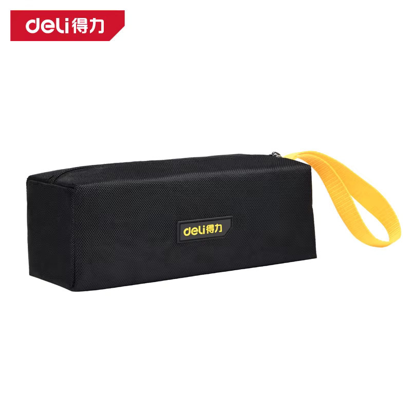 Deli Werkzeugtasche aus wasserdichtem Oxford-Gewebe in Schwarz mit mehreren Taschen für Elektriker und multifunktionale Werkzeug-Organisation - Bild 6