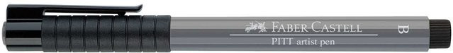 Faber Castell PITT artist pen brush Zeichenstift in Kaltgrau - Bild 1