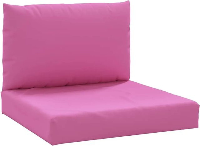 vidaXL Palettenkissen 2er Set Rosa aus wasserabweisendem Oxford-Gewebe - Bild 1