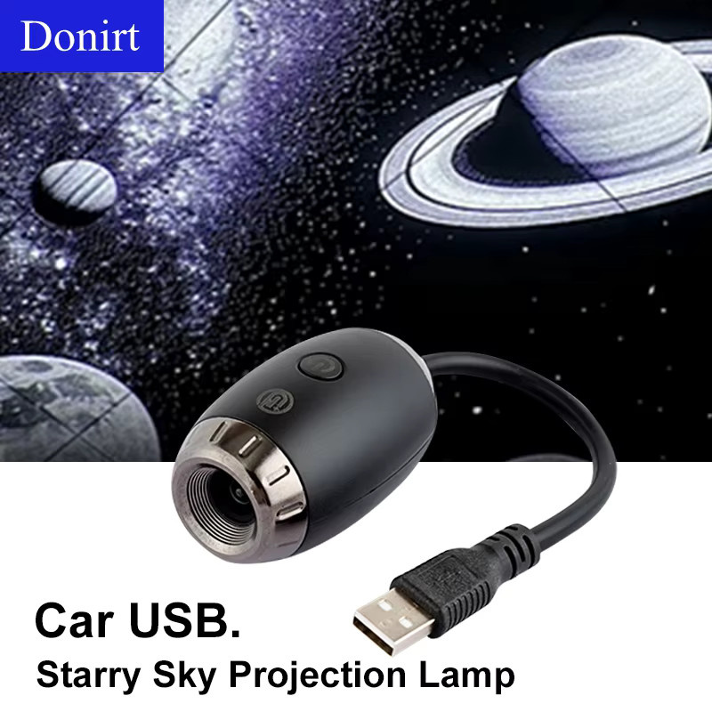 Donirt USB-Umgebungslicht Galaxy Design für Auto und Schlafzimmer mit verstellbarem Fokus - Bild 2