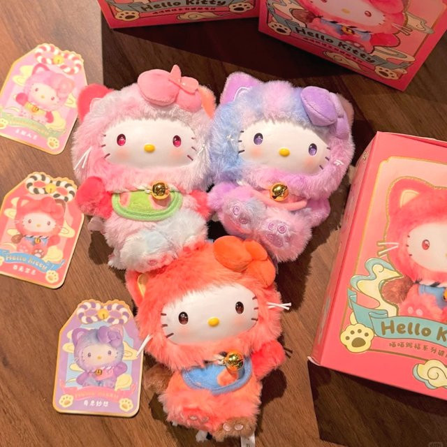 Sanrio Hello Kitty Meow Blessing Serie Blind Box, Anime Figur, Puppe - Bild 1