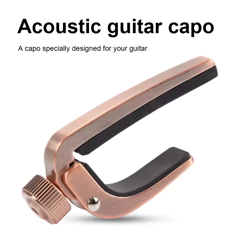 Alice Gitarren Capo mit verstellbarem Roller aus Metall in Grün für Akustik- und E-Gitarren, Bass, Violine und Ukulele - Bild 2