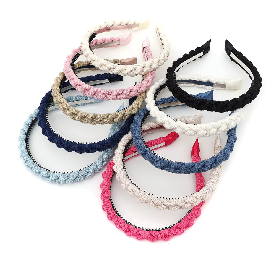 B Ours Fashion Haarband, Baumwolle Seil Schleife Knoten, Kinder - Bild 3