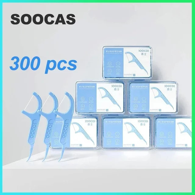 SOOCAS Zahnseide-Stick, 300 Stück - Bild 1