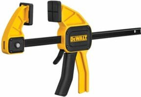 DEWALT Einhandzwinge Gelb mit 150 mm Spannweite und 135 kg Spannkraft - Bild 1