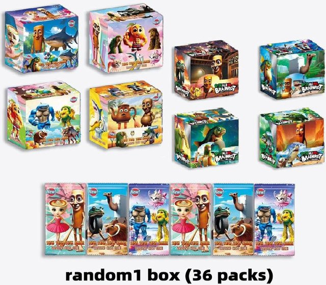 Yiran toy 1 Italienische Brainrot Sammlung Sammelkarten ab 3 Jahren - Bild 1