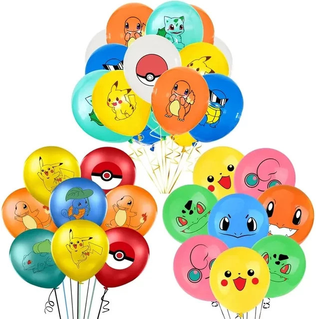 Aoger Cartoon Latex Ballon Set mit Tier-Motiven in Mehrfarbig für Kindergeburtstage und Partydekoration - Bild 1