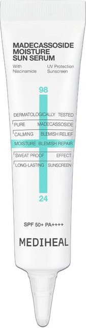 MEDIHEAL Madecassoside Feuchtigkeits-Sonnen-Serum, SPF 50+, 15 ml - Bild 1