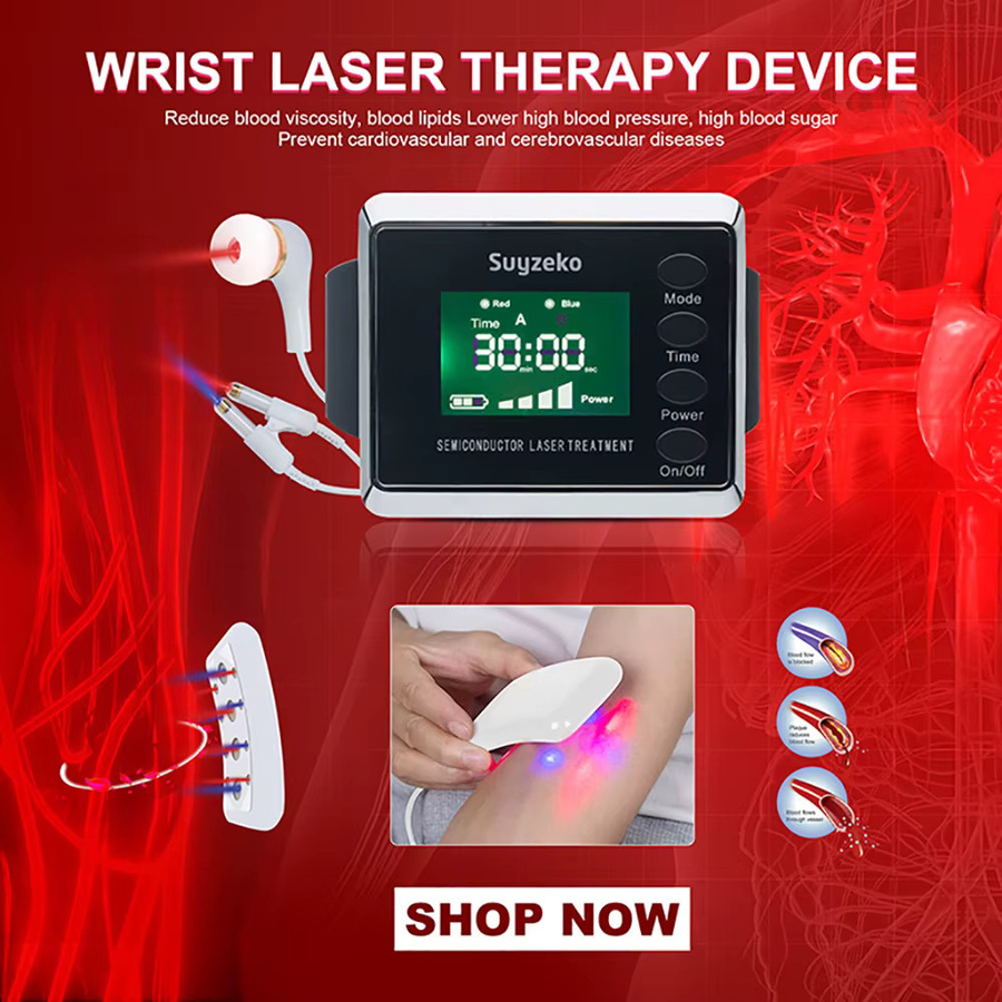 Suyzeko LED-Lasertherapieuhr, Unisex - Bild 3