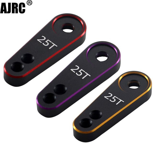 AJRC Aluminium-Servo-Lenkarm 25t, Metall, Lila, Zubehör - Bild 1