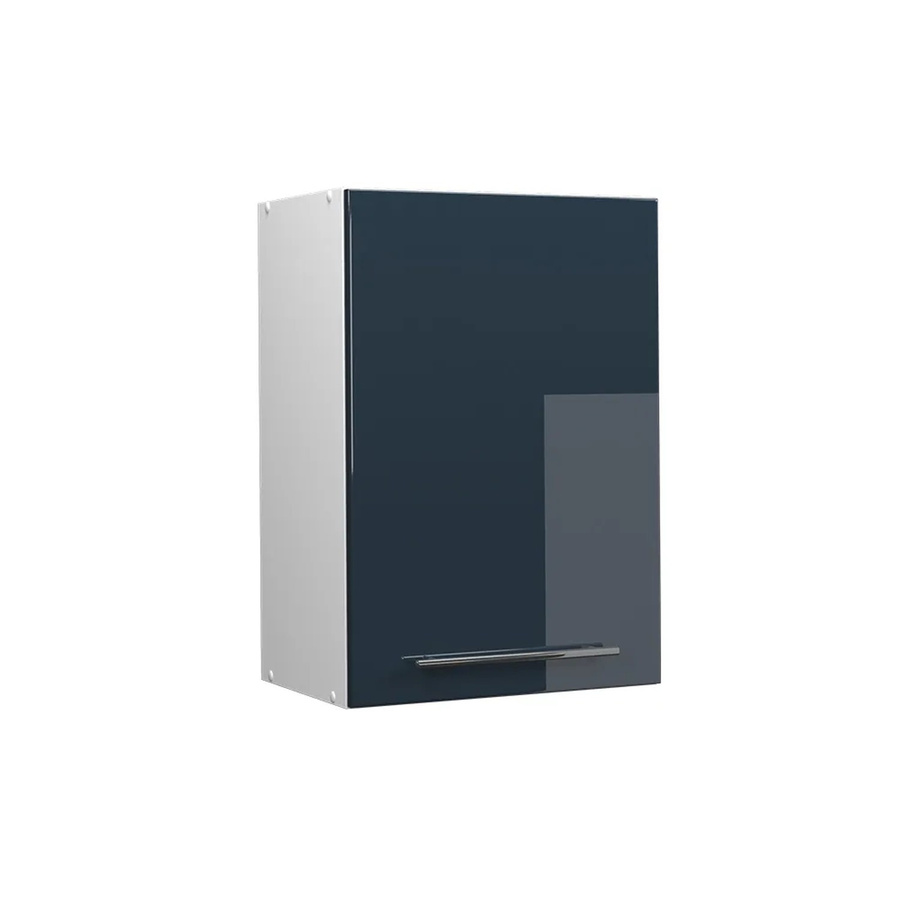 Vicco Hängeschrank Fame-Line Küchenschrank Hochglanz Weiß Dunkelblau B: 50 cm - Bild 3