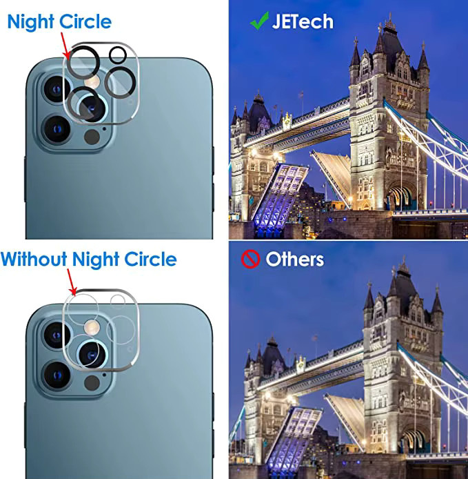 6 in 1 Displayschutzset aus gehärtetem Glas für iPhone 11 bis iPhone 17 inklusive Kamerafolie, transparent - Bild 6