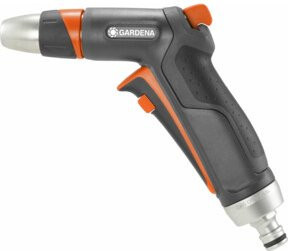 Gardena Premium Reinigungsspritze aus Metall und Weichkunststoff in Anthrazit/Orange mit Punktstrahl und Sprühnebel, 3/4 Zoll - Bild 3