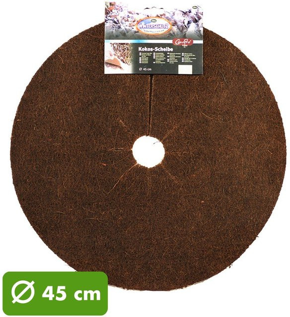 Kokos-Abdeckscheibe dunkelbraun Durchmesser: 45 cm - Bild 1