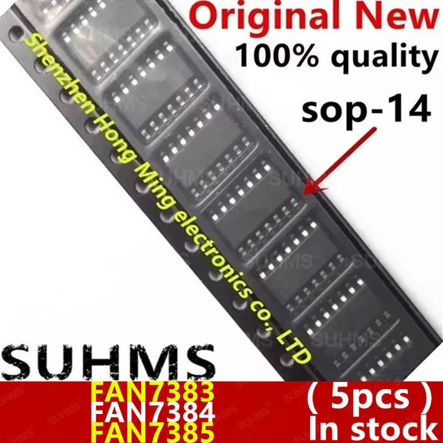 5 Stück SOP-14 Elektronikbauteile SUHMS in Schwarz - Bild 1