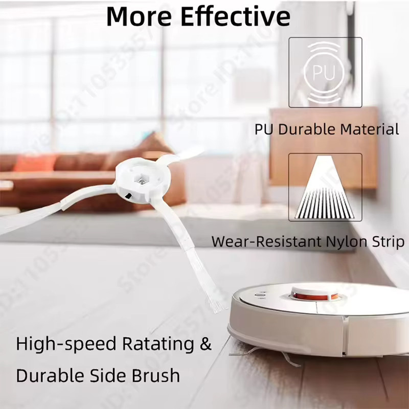 Ersatzteil-Set für Xiaomi Mi Roboterstaubsauger und Roborock Modelle mit Hauptbürste, Seitenbürste und Filter - Bild 5