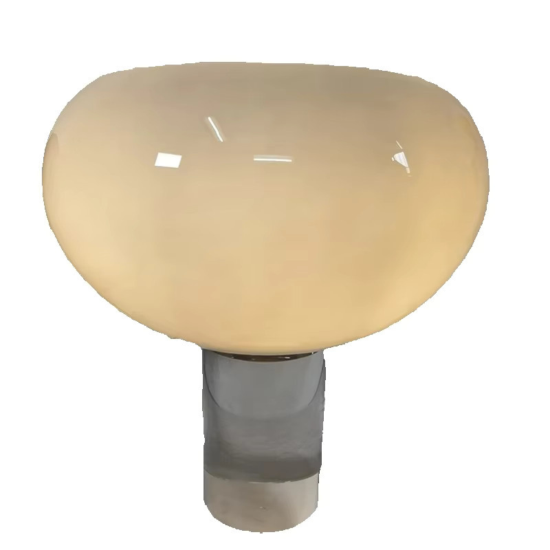 HomeLover Buds Tischlampe Retro in Weiß mit Glaskugel für Wohnzimmer, Schlafzimmer und Arbeitszimmer - Bild 6