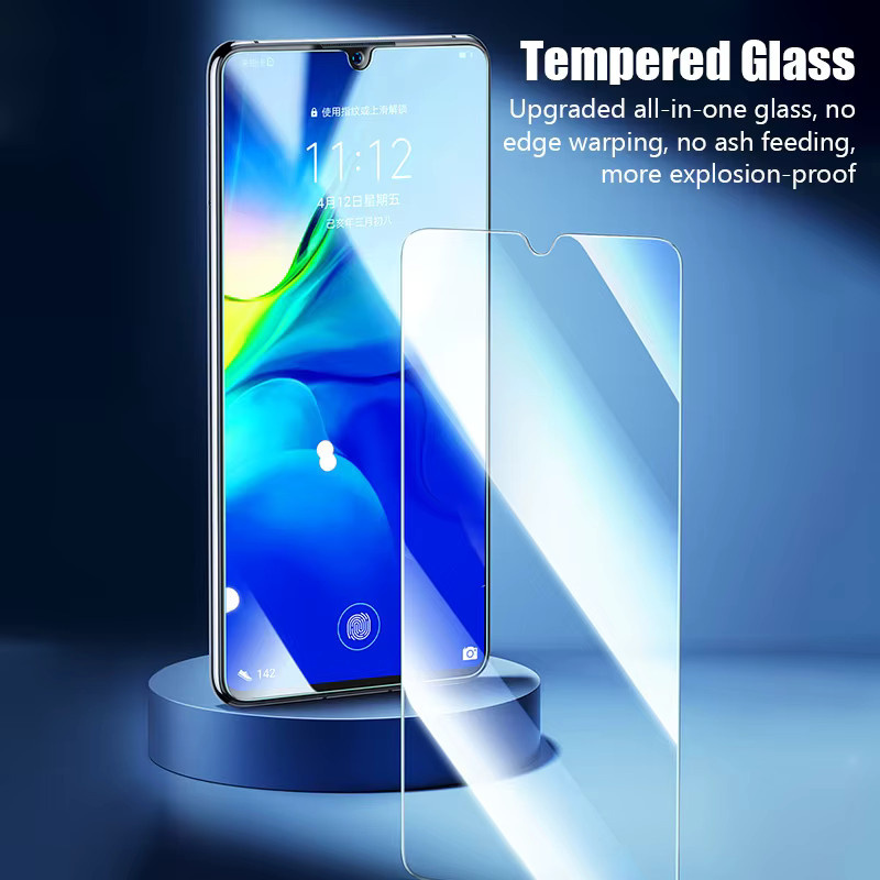 2er-Set Displayschutzfolie aus gehärtetem Glas für Honor 8X 9X 50 30 9 Lite 20 Pro 70 10i 20i 30i transparent - Bild 3