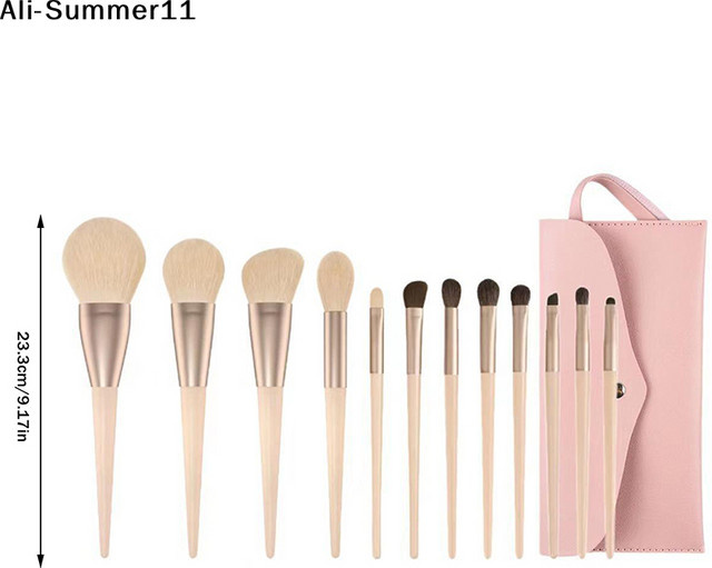 Jr2 Make-up-Pinsel-Set, 12-teilig, mit Aufbewahrungstasche, Unisex - Bild 1
