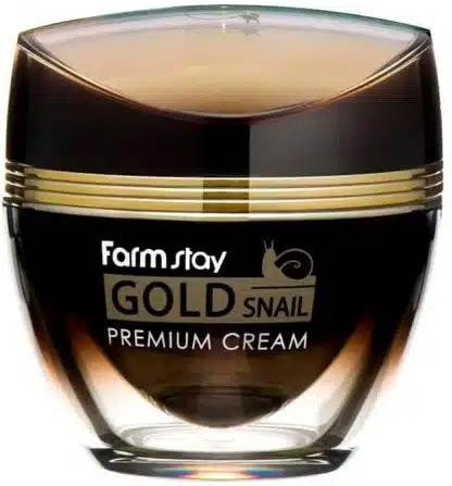 Farmstay Gold Snail Premium Cream, Gesichtspflege mit Niacinamid, 50 ml - Bild 1