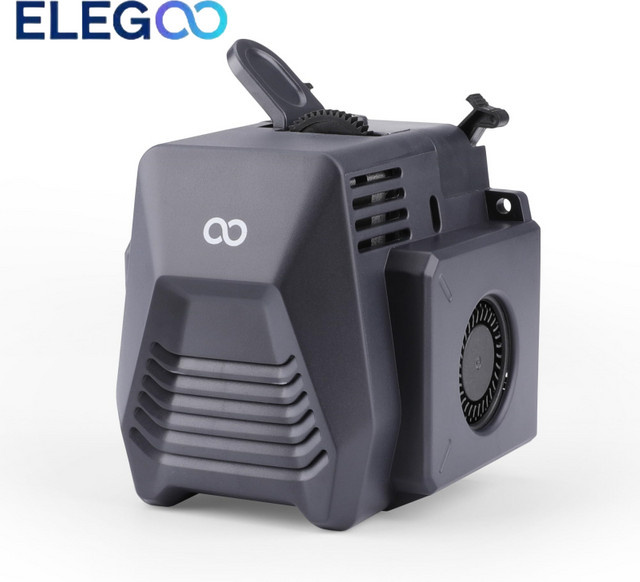 ELEGOO Dual-Gear-Extruder mit Direktantrieb für Neptune 3/4 Pro/Plus/Max FDM 3D-Drucker, Schwarz - Bild 1