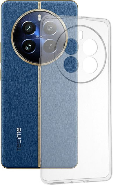 Techsuit Schutzhülle für Realme 12 Pro und 12 Pro+, Transparent - Bild 1