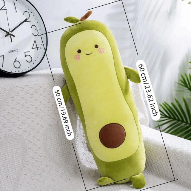 Kawaii Avocado Plüschtier, Avocado Puppe, Grün, ab 6 Jahren - Bild 1