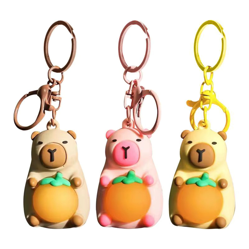 Capybara-Schlüsselanhänger, Mini-Puppe, beleuchtet - Bild 6