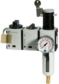 Riegler Wartungsstation SAFETY FUTURA KH-AV-FR HA BG 2 G 3/8 2,5-8 in Grau - Bild 1