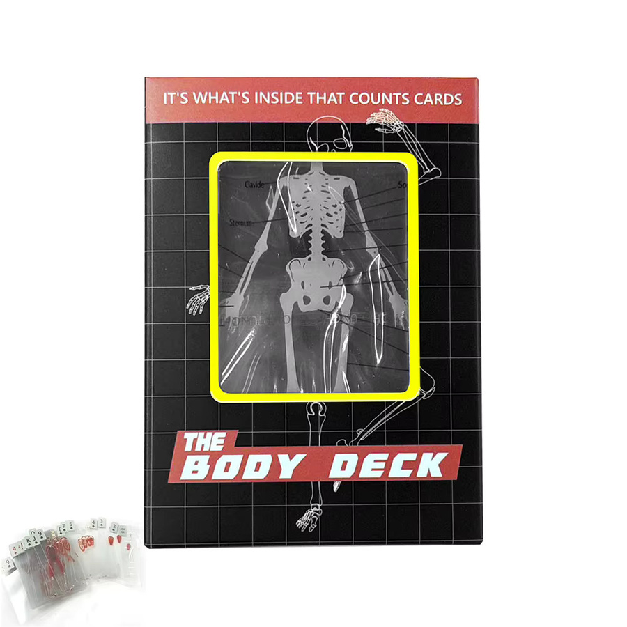 ALLOYSEED Anatomie-Pokerkarten, 3D-Bild Lernkarten, Bunt / Mehrfarbig - Bild 4