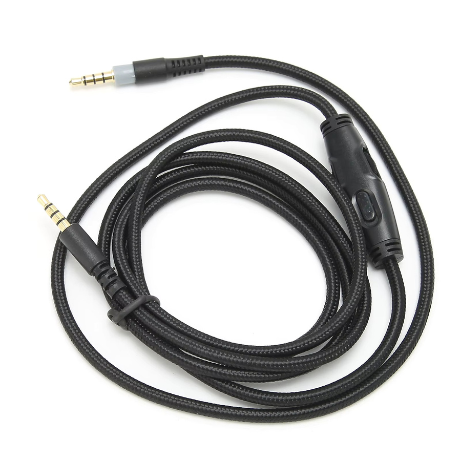 HyperX Audiokabel mit Lautstärkeregler, 3,5 mm Klinke auf Klinke, Schwarz - Bild 5