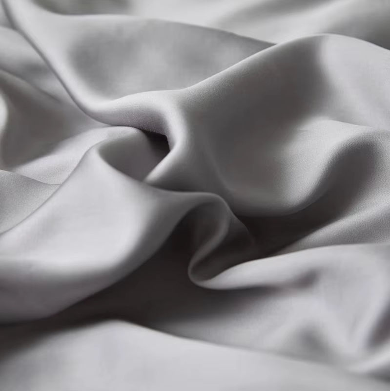 CHA YU PAI Naturseide Bettwäsche Set mit Bettbezug, Flachbettlaken und Kissenbezügen, 4-teilig, B/H: 140 x 200 cm - Bild 4