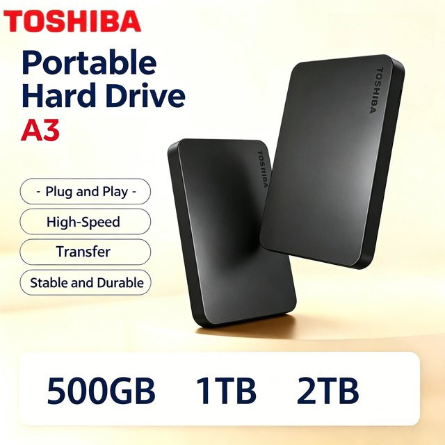 Toshiba Canvio Basics Externe Festplatte USB 3.0 Schwarz - Bild 1