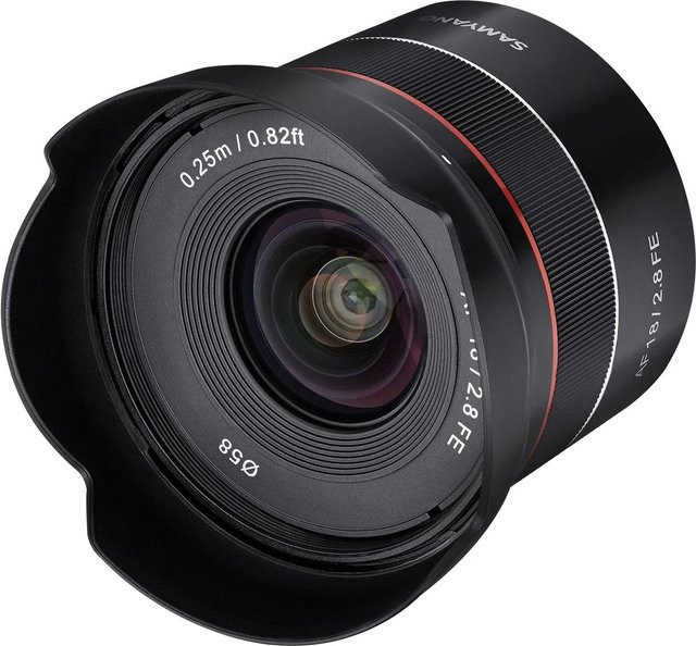 Samyang AF 18mm F2.8 Objektiv für Sony E-Mount in Schwarz - Bild 1
