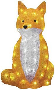 Konstsmide LED Figur in Orange mit Leuchtmittel, B/H/T: 24 x 40 x 25,5 cm - Bild 1