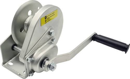 Berger & Schröter Handseilwinde 60130 mit Lastdruck-Bremse, silber, 600 kg Zugkraft - Bild 1