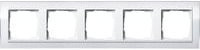 Gira Abdeckrahmen 5fach in Weiß - Bild 1