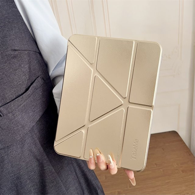 Samsung Schutzhülle für Galaxy Tab S10 Lite FE 10,9 Zoll und Galaxy Tab S9 FE 11 Zoll mit faltbarem Standfunktion in Blau und Gold - Bild 1