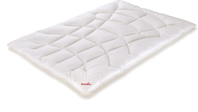 Ganzjahresbett DALA von paradies in Weiß, B/T/H: 155 x 220 cm, aus Bio-Baumwolle und Mikrofaser - Bild 1