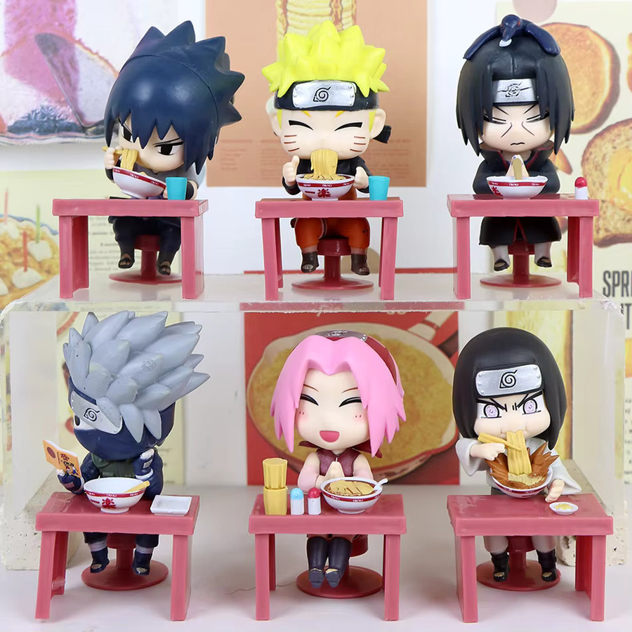 Bandai Naruto Shippuden Ramen-Thema, 6-teiliges Set, Blindbox-Figuren - Bild 4