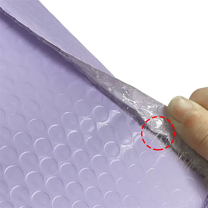 50 Stück Luxuglow Blase Mailer Versandtaschen aus Kunststoff in Lila und Weiß mit Selbstklebeverschluss - Bild 3