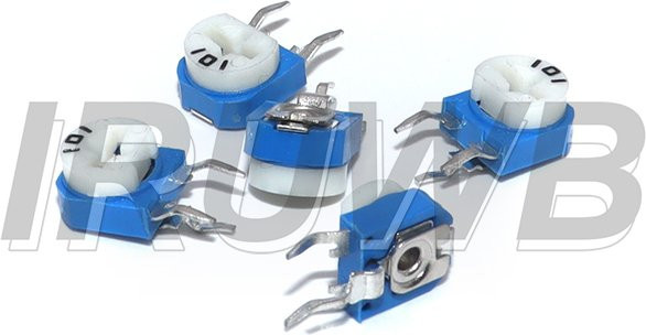 65er Set IRUWB RM063 Einstellbare Potentiometer Trimmer Variable Widerstände in Blau, Bereich 100R bis 1M - Bild 1