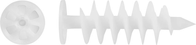 LUX-TOOLS Dämmstoffdübel aus Nylon in Weiß, Durchmesser: 27 mm, Länge: 82 mm, 4 Stück - Bild 1